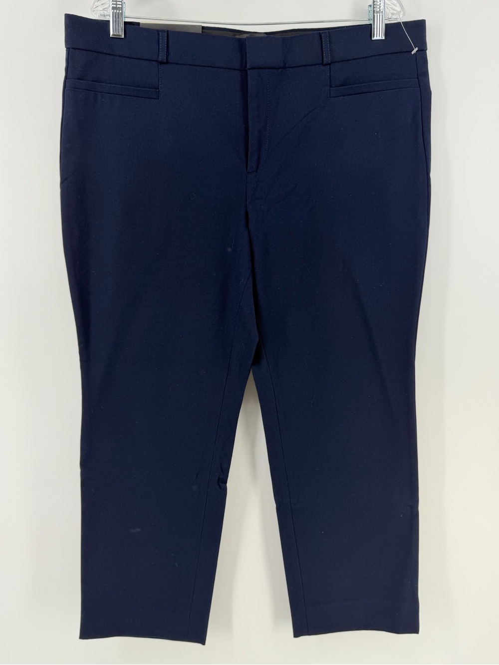 NWT Banana Republic Sloan Straight Leg Trouser Pants Navy Blue, Women's 16 Short